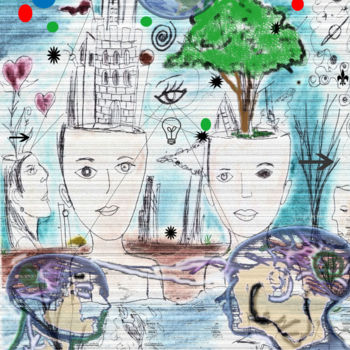 Digital Arts με τίτλο "The Minds Of Other…" από Eric Bustos, Αυθεντικά έργα τέχνης, Άλλος