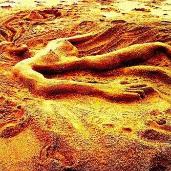 Arts numériques intitulée "sand play2" par Eric Despretz, Œuvre d'art originale