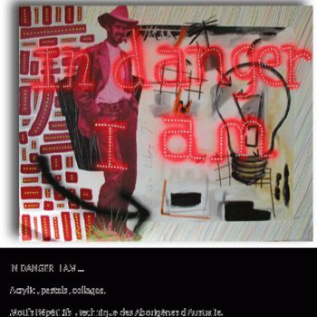 Arts numériques intitulée "in danger i am !" par Eric Gaussens, Œuvre d'art originale
