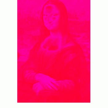 Digital Arts titled "pink mona" by Eric Gaussens, Original Artwork