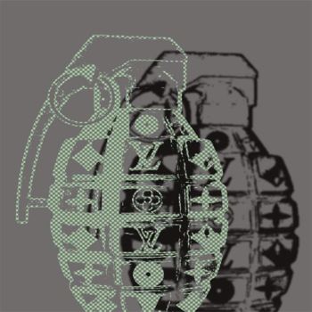 Arte digitale intitolato "grenade de luxe "gr…" da Eric Gaussens, Opera d'arte originale