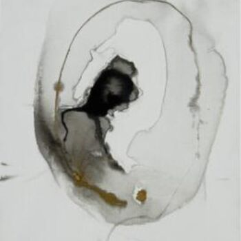 Peinture intitulée "Embryo" par Eric Graër, Œuvre d'art originale