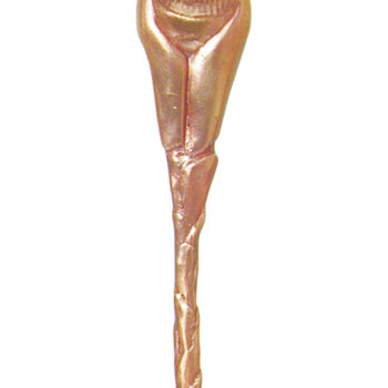 Sculptuur getiteld "Luna - Hommage an d…" door Erich Kraft, Origineel Kunstwerk, Bronzen