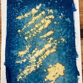 Photographie intitulée "cyanotype poussière…" par Erick Philippe (eikioo), Œuvre d'art originale, Photographie non manipulée