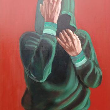 Schilderij getiteld "A en perdre la tête…" door Eric Kaiser, Origineel Kunstwerk, Olie