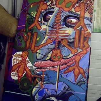 "Pungi Wiisi Niaas" başlıklı Tablo Broken Vulture Art tarafından, Orijinal sanat
