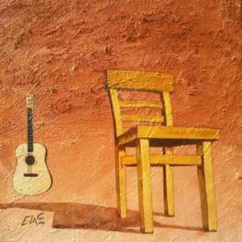 Painting titled "solo" by Eric Lafon, Original Artwork