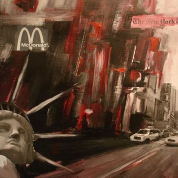 Peinture intitulée "Ronald" par Eric Malandain, Œuvre d'art originale