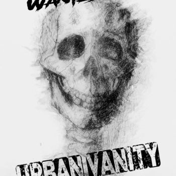 Digitale Kunst mit dem Titel "URBAN VANITY" von Eric Vogel, Original-Kunstwerk, Digitale Malerei