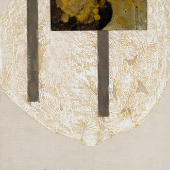 Pintura intitulada "parcelle d'éternité" por Érik Desprez, Obras de arte originais
