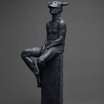 Sculpture titled "Apis" by Erik Ebeling, Original Artwork, Clay
