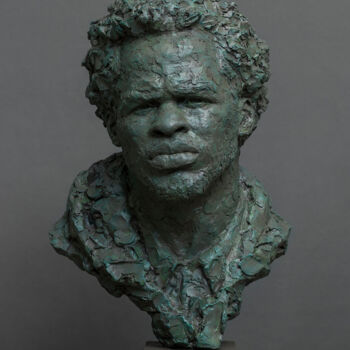 Скульптура под названием "Chris" - Erik Ebeling, Подлинное произведение искусства, Глина