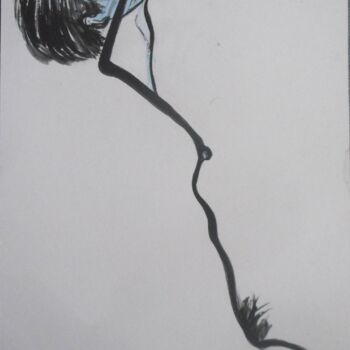 Картина под названием "shibari for men, bo…" - Erik Hils, Подлинное произведение искусства, Акрил