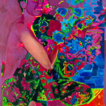 Pintura titulada "erica ericacées" por Erika Anoardi, Obra de arte original, Acrílico Montado en Bastidor de camilla de made…