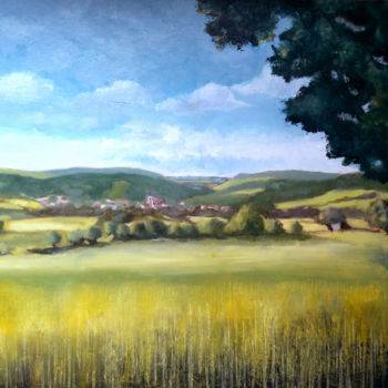 Peinture intitulée "huile-sur-toile-55c…" par Ple Eric, Œuvre d'art originale, Huile