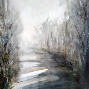 Peinture intitulée "aquarelle-n-18-12-0…" par Ple Eric, Œuvre d'art originale, Aquarelle