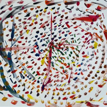 Pintura intitulada "Circles" por Eris Polite, Obras de arte originais, Acrílico