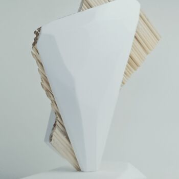 Sculpture titled "Virgin Amsterdam" by Erkan Curaoğlu, Original Artwork, Wood
