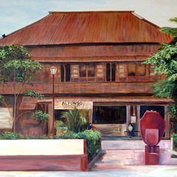 Painting titled "Malakanyang ng Alfo…" by Ernan Pillerva, Original Artwork, Acrylic