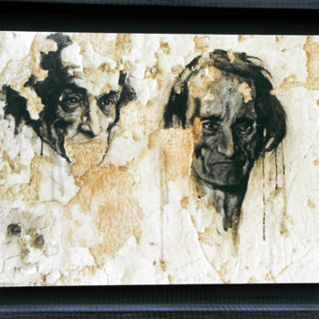 Photographie intitulée "Artaud, sérigraphie…" par Ernest Pignon-Ernest, Œuvre d'art originale