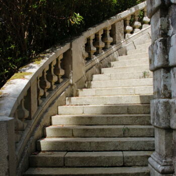 Fotografía titulada "escalier Jardin du…" por Ernest Tosetti, Obra de arte original, Fotografía digital