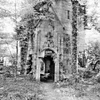 Photographie intitulée "Ruine de chateau en…" par Ernest Tosetti, Œuvre d'art originale, Photographie numérique