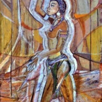 Peinture intitulée "Jeune Fille à la ja…" par Sikart, Œuvre d'art originale