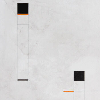 Desenho intitulada "Square_223" por Ernst Kruijff, Obras de arte originais, Tinta
