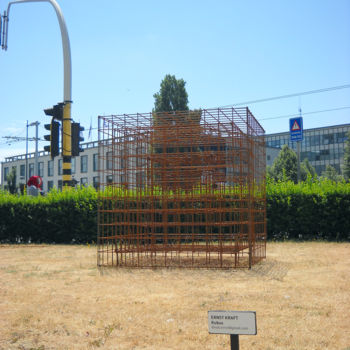 Sculpture intitulée "KUBUS" par Ernst Kraft, Œuvre d'art originale
