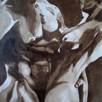 Pintura intitulada "man&woman" por Erol Yıldırım, Obras de arte originais, Outro