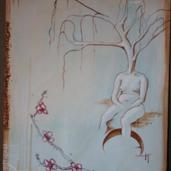 Painting titled "Personal Growth" by Eroticbuddha, Original Artwork