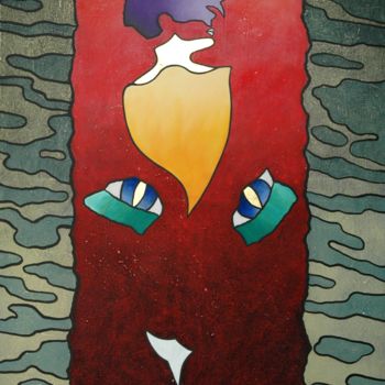 Painting titled "Hanche Sauvage" by Erwin Esquivel C, Original Artwork