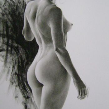 Drawing titled "pose" by Erwin Esquivel C, Original Artwork