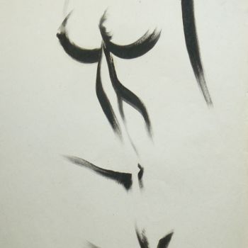 图画 标题为“torso de mujer” 由Erwin Esquivel C, 原创艺术品, 墨