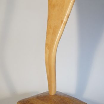 Skulptur mit dem Titel "Anbetung" von Erwin Bruegger, Original-Kunstwerk, Holz