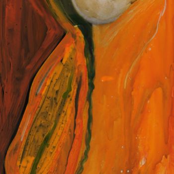 제목이 "Orange leave"인 미술작품 Erwin Bruegger로, 원작, 조작된 사진
