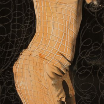 Malerei mit dem Titel "With loin-cloth" von Erwin Bruegger, Original-Kunstwerk, Manipulierte Fotografie
