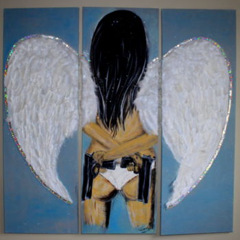 Painting titled "Tine VS - The good…" by Tine Vs, Original Artwork, Acrylic