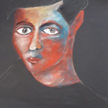 Pittura intitolato "Portrait 2" da La Venitienne, Opera d'arte originale, Acrilico