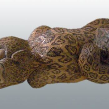 Sculpture titled "jaguar" by Oscar Delgado Murillo, Original Artwork