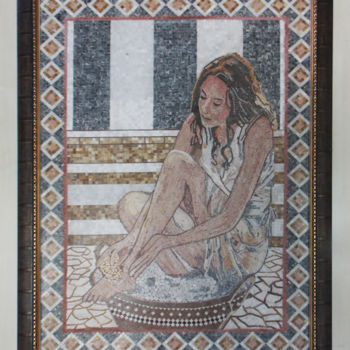 Scultura intitolato "25-000-parca.jpg" da Şirin Ünal, Opera d'arte originale, Mosaico
