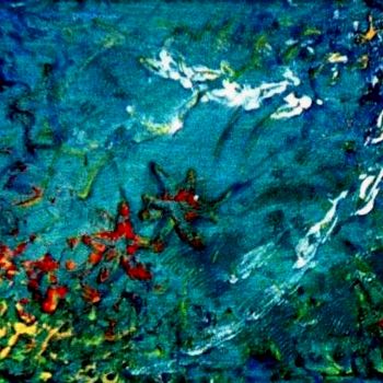 Pintura titulada "OCEAN DEEPS" por Esmeri, Obra de arte original, Acrílico