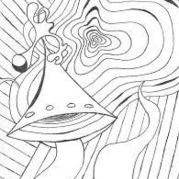 「Frogman」というタイトルの描画 Esp---Artによって, オリジナルのアートワーク
