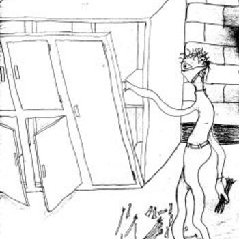 Zeichnungen mit dem Titel "Bandit" von Esp---Art, Original-Kunstwerk