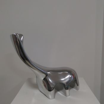 Sculpture titled "baleiaaluminio.jpg" by Virgínia Sé, Original Artwork, Metals