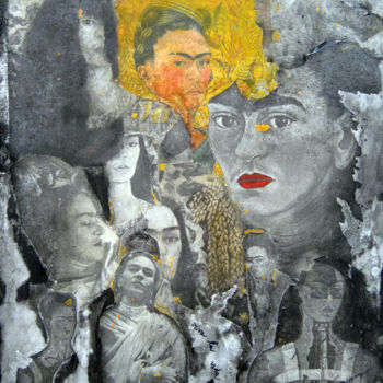 Collages titulada "Viva la vida!" por Liliana Esperanza, Obra de arte original, Collages