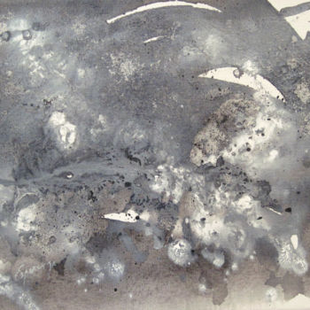 Pintura intitulada ""Black and white V"" por Liliana Esperanza, Obras de arte originais, Óleo