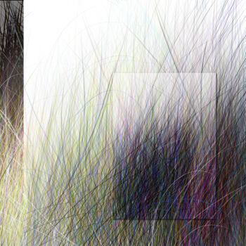 Digitale Kunst getiteld "Une journée au bord…" door Gérard Esquerre, Origineel Kunstwerk, Digitaal Schilderwerk Gemonteerd o…