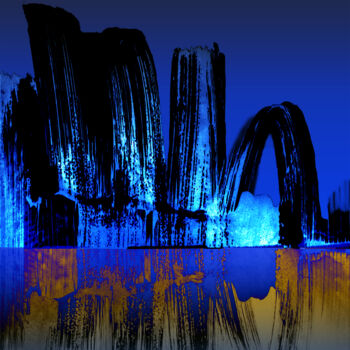 Цифровое искусство под названием "Architecture" - Gérard Esquerre, Подлинное произведение искусства, Цифровая живопись Устан…
