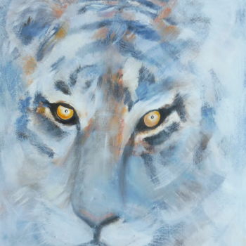Peinture intitulée "Tigre" par Simon Martin (Esse Eme), Œuvre d'art originale, Acrylique